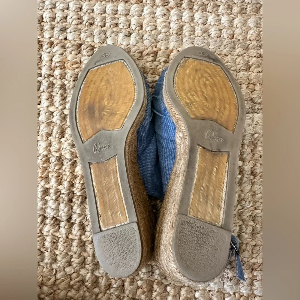CASTANIERE DENIM WEDGE SANDAL SIZE 39